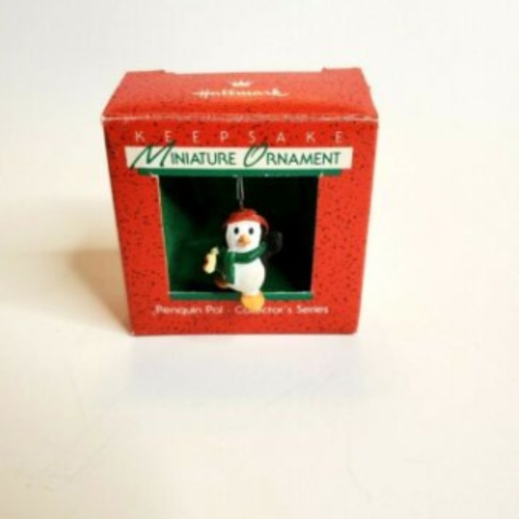 1988 Hallmark Miniature Ornament Penguin Pal - Picture 1 of 2